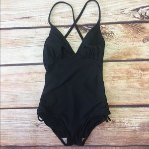 ❤️SOLD❤️Vintage black one-piece swimsuit